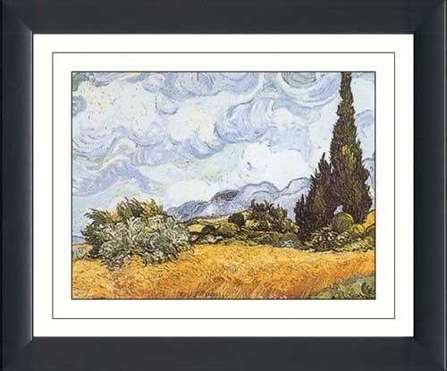 Field with Cypresses